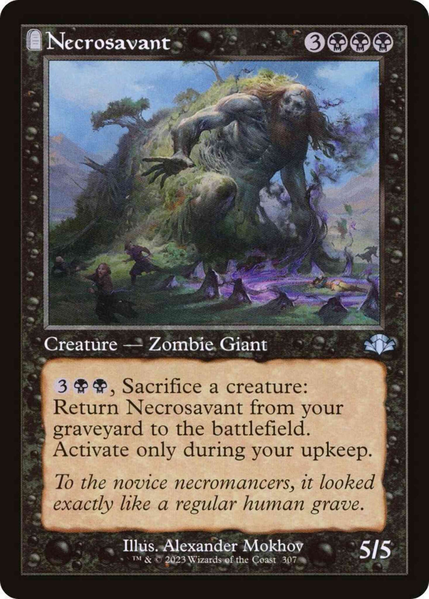 Necrosavant [307] [Retro Frame] [Dominaria Remastered] [Non-Foil]