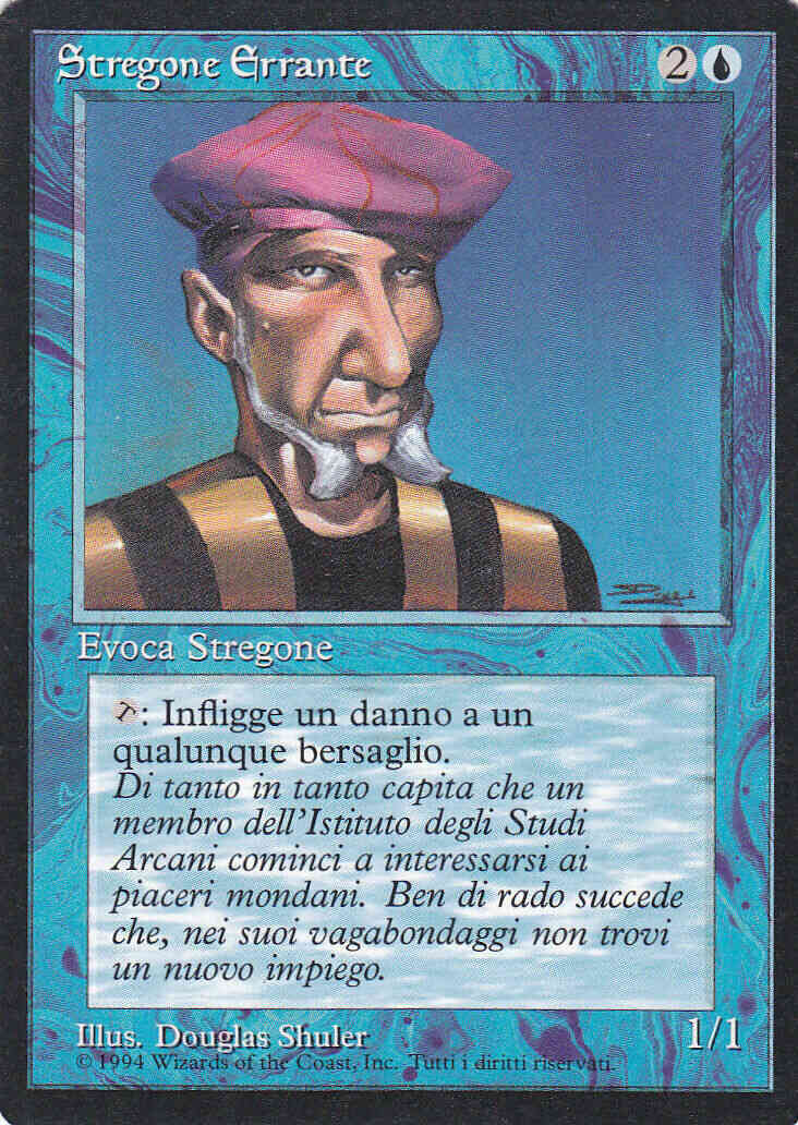 Prodigal Sorcerer - Italian [75] [Foreign Black Border: Italian] [Non-Foil]