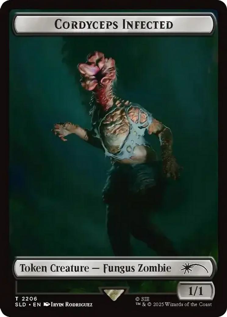 Cordyceps Infected Token [2206] [Full Art] [The Last of Us Part II] [Secret Lair Drop] [Non-Foil]