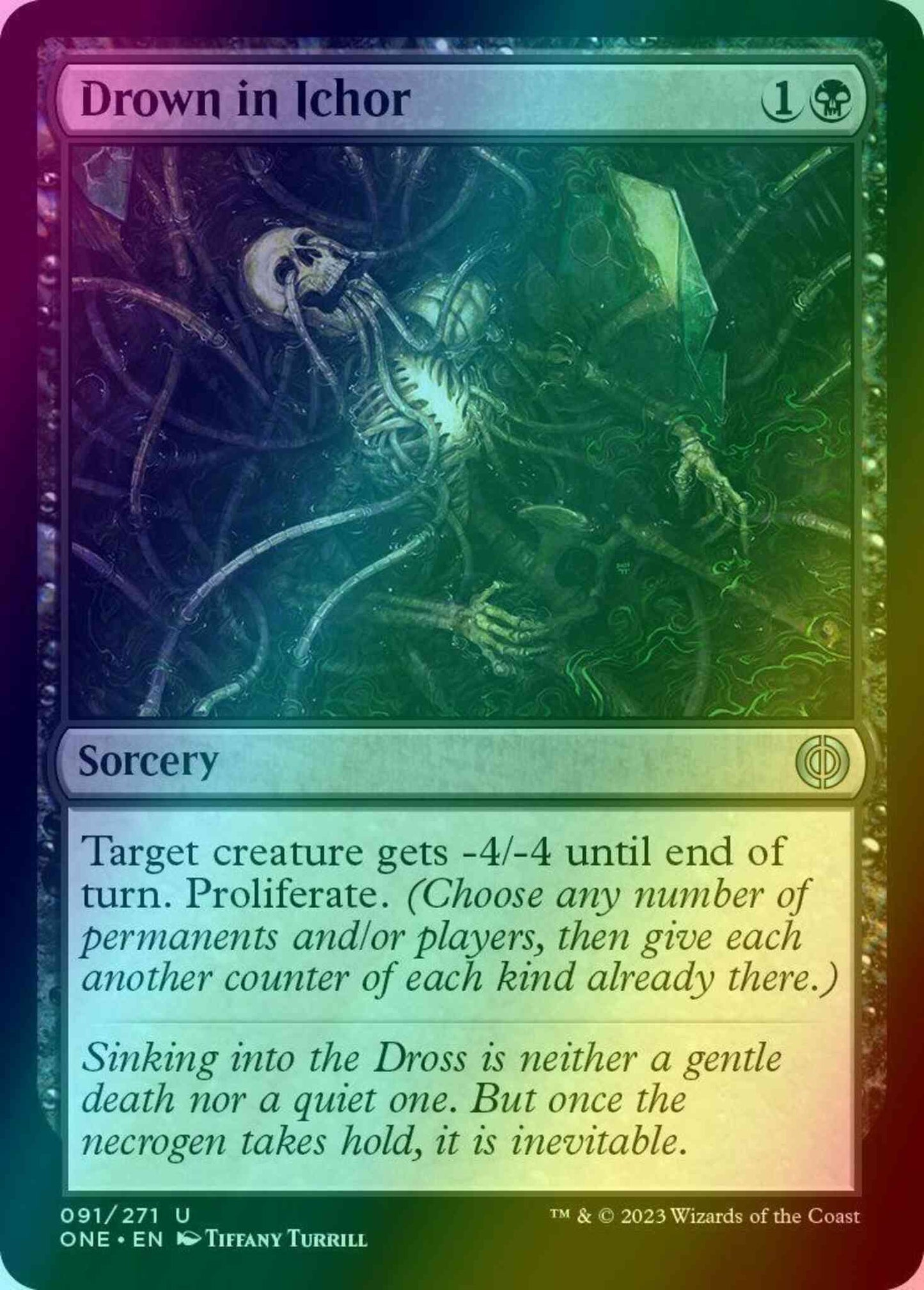 Drown in Ichor [91] [Phyrexia: All Will Be One] [Foil]