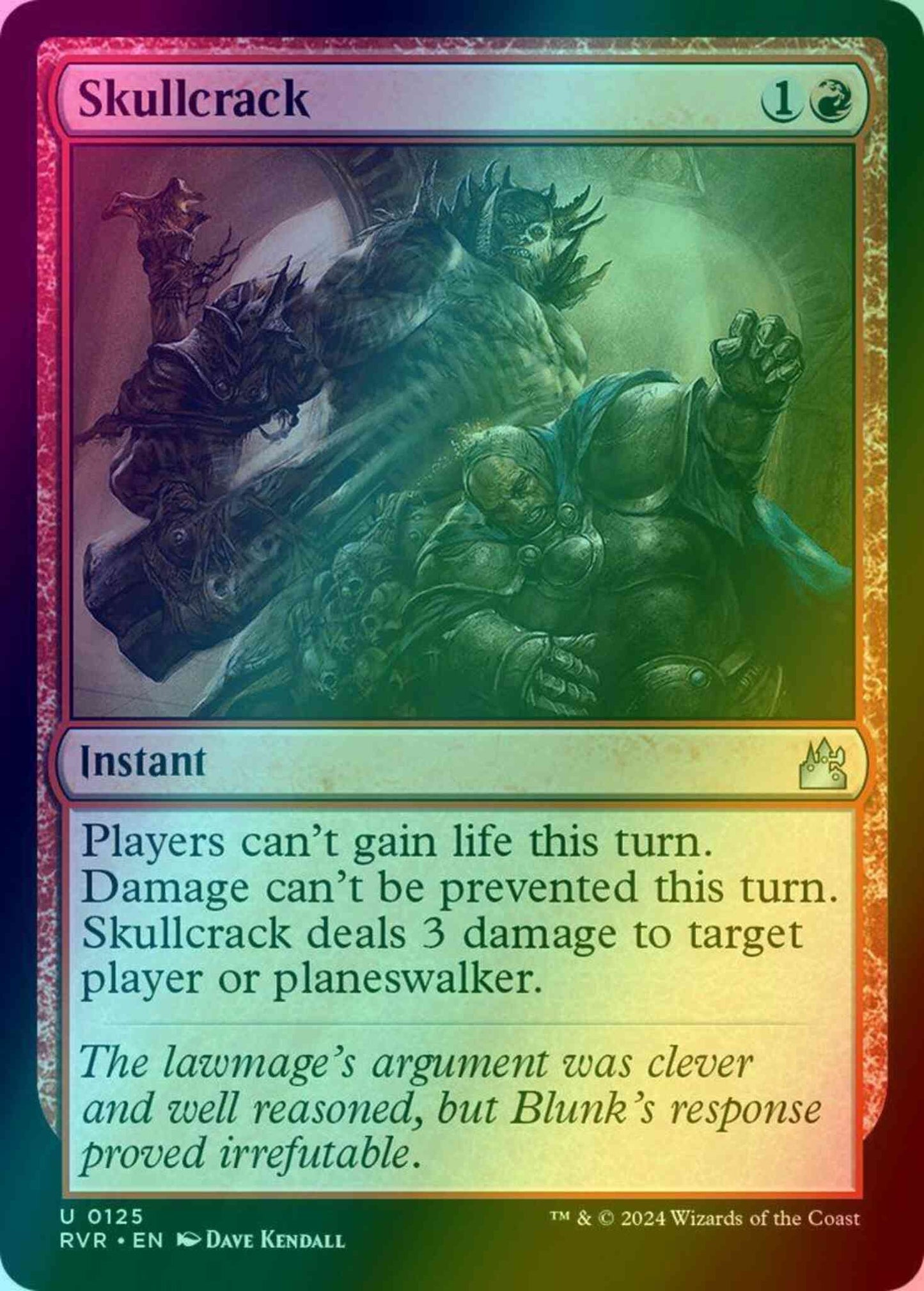 Skullcrack [125] [Ravnica Remastered] [Foil]