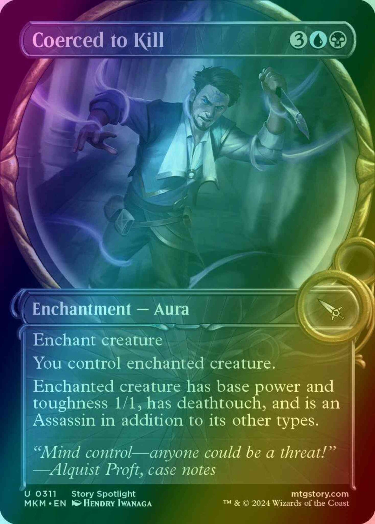 Coerced to Kill [311] [Magnified Showcase] [Murders at Karlov Manor] [Foil]