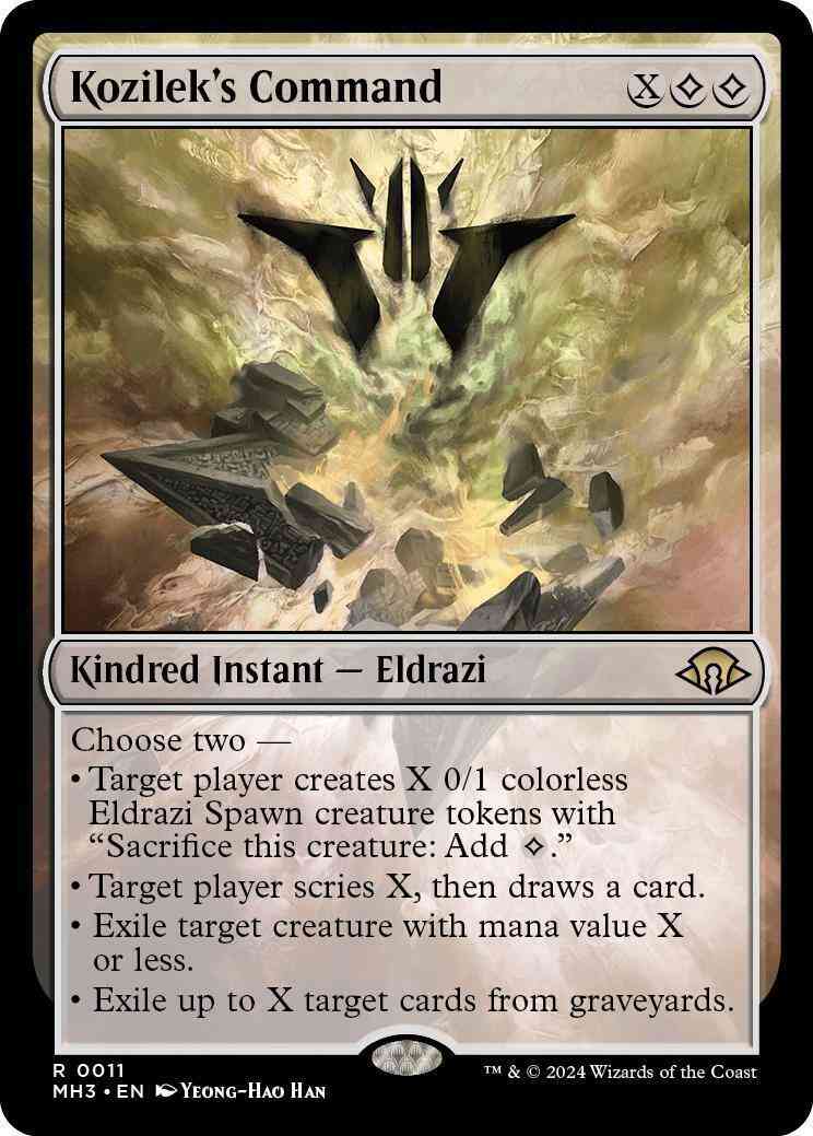 Kozilek's Command [11] [Modern Horizons 3] [Non-Foil]