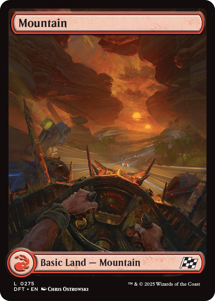 Mountain [275] [Full Art] [Driver's Seat] [Aetherdrift] [Non-Foil]