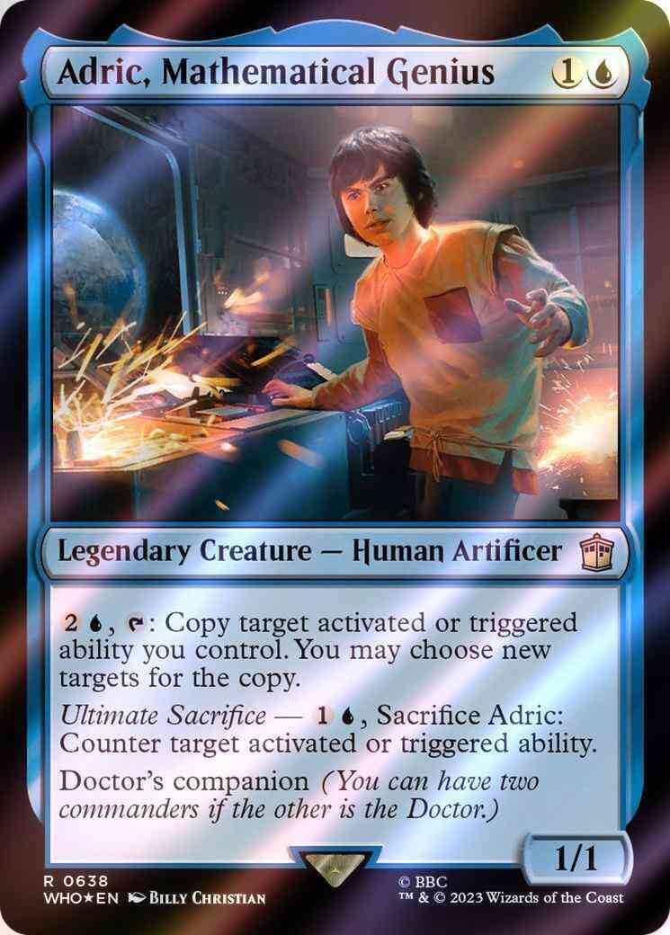 Adric, Mathematical Genius [638] [Universes Beyond: Doctor Who] [Surge Foil]
