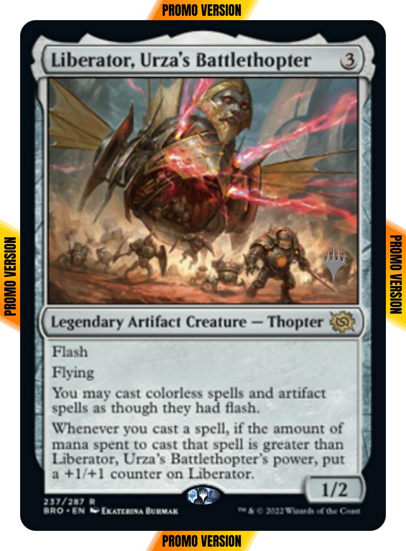 Liberator, Urza's Battlethopter [237p] [Promo Pack] [The Brothers' War: Promos] [Non-Foil]