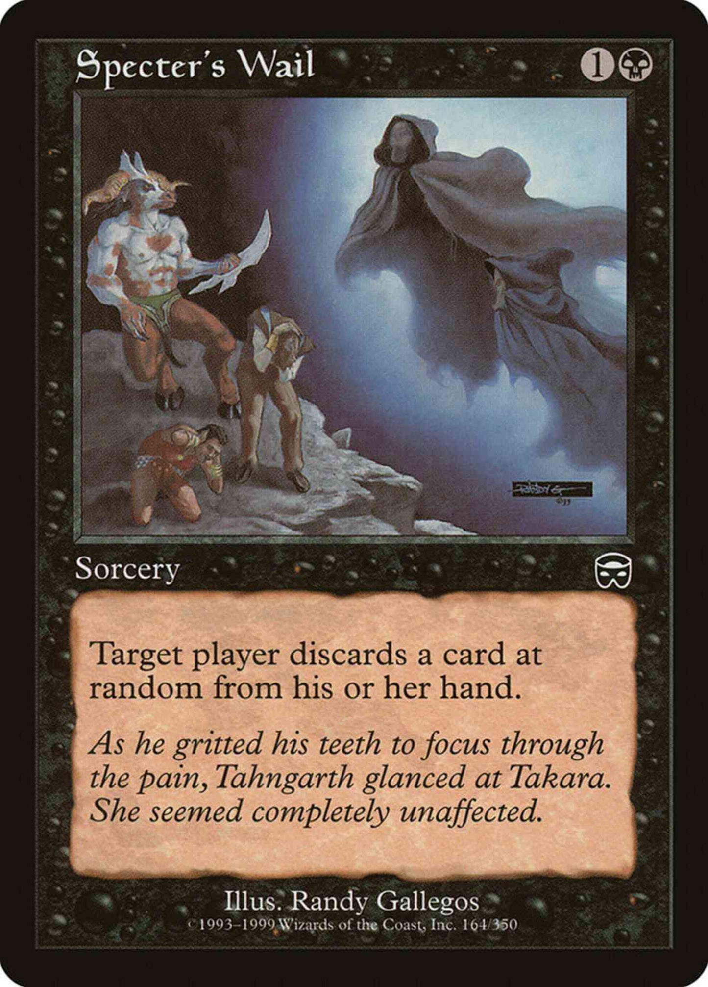 Specter's Wail [164] [Mercadian Masques] [Non-Foil]
