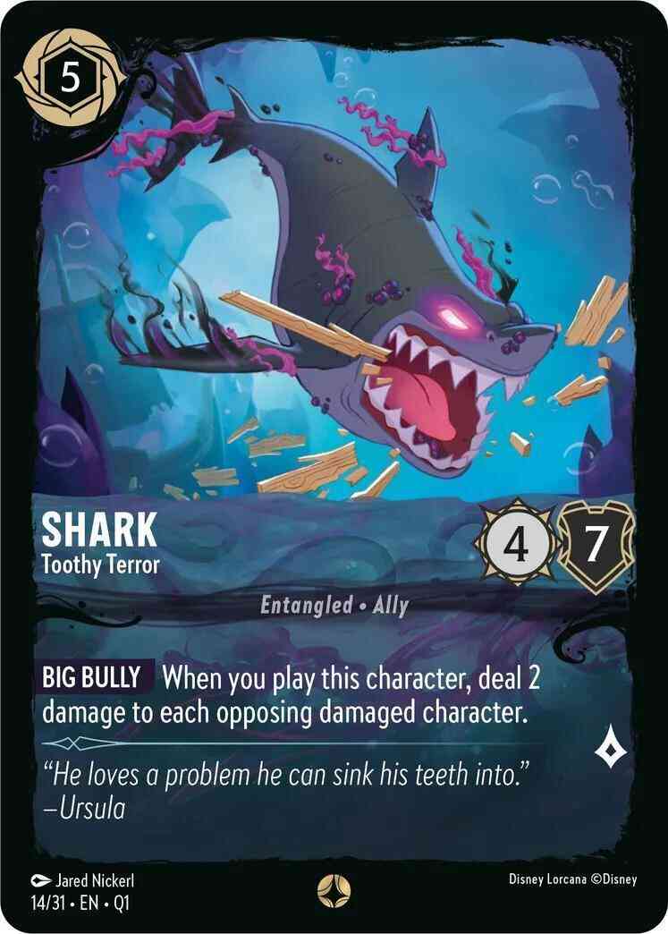 Shark - Toothy Terror - 14/31 [Illumineer's Quest: Deep Trouble] [Non-Foil]