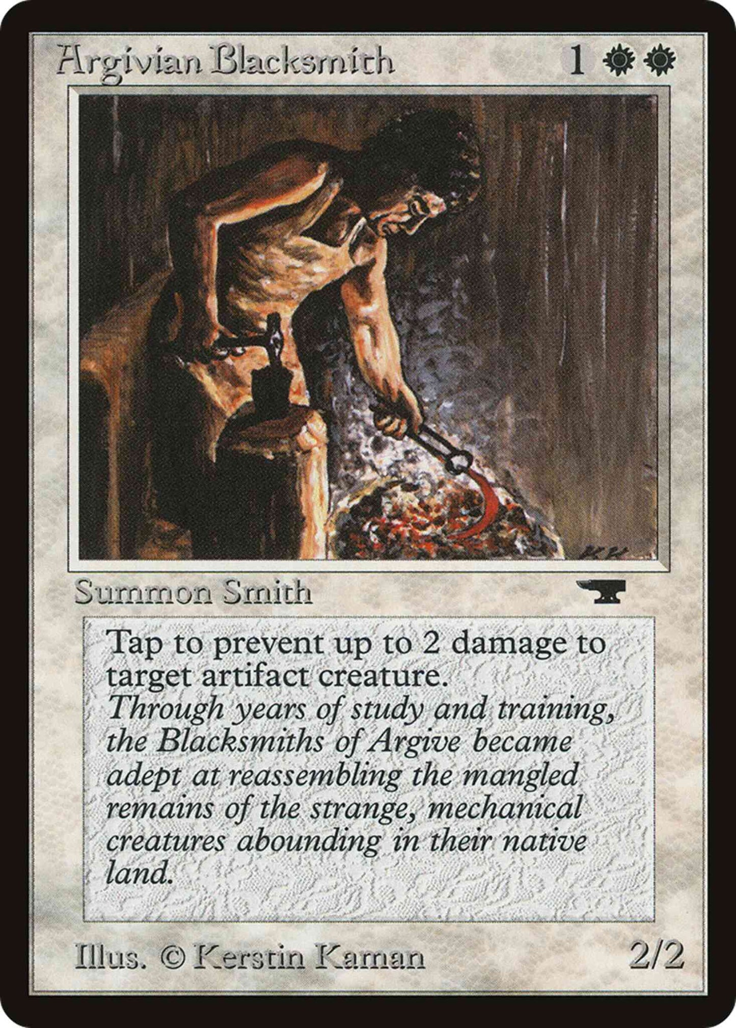 Argivian Blacksmith [2] [Antiquities] [Non-Foil]