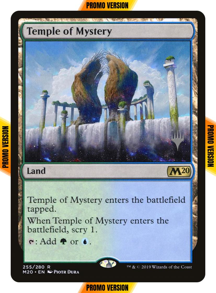 Temple of Mystery [255p] [Promo Pack] [Core Set 2020 Promos] [Non-Foil]
