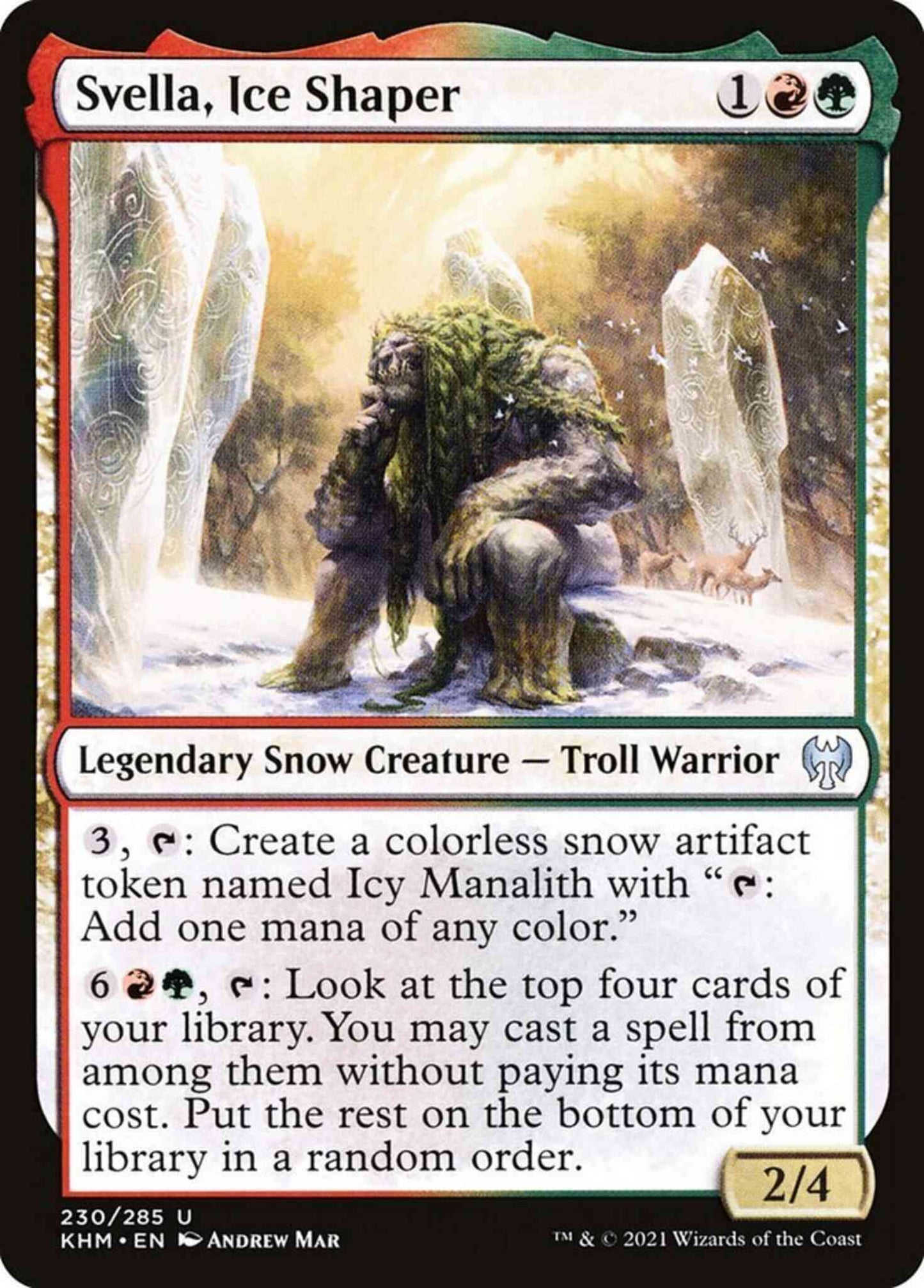 Svella, Ice Shaper [230] [Kaldheim] [Non-Foil]