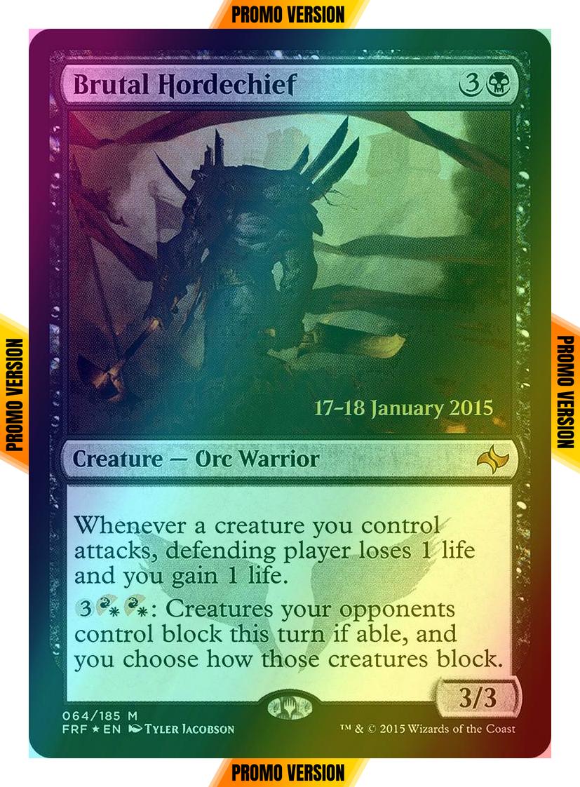 Brutal Hordechief [64s] [Fate Reforged Promos] [Foil]