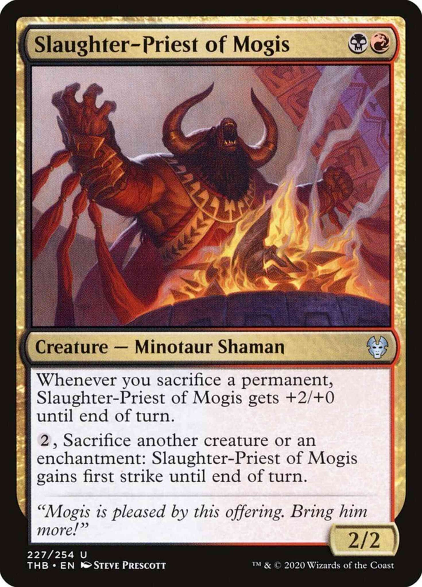 Slaughter-Priest of Mogis [227] [Theros Beyond Death] [Non-Foil]