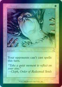 Silence [302] [Time Spiral Remastered] [Foil]