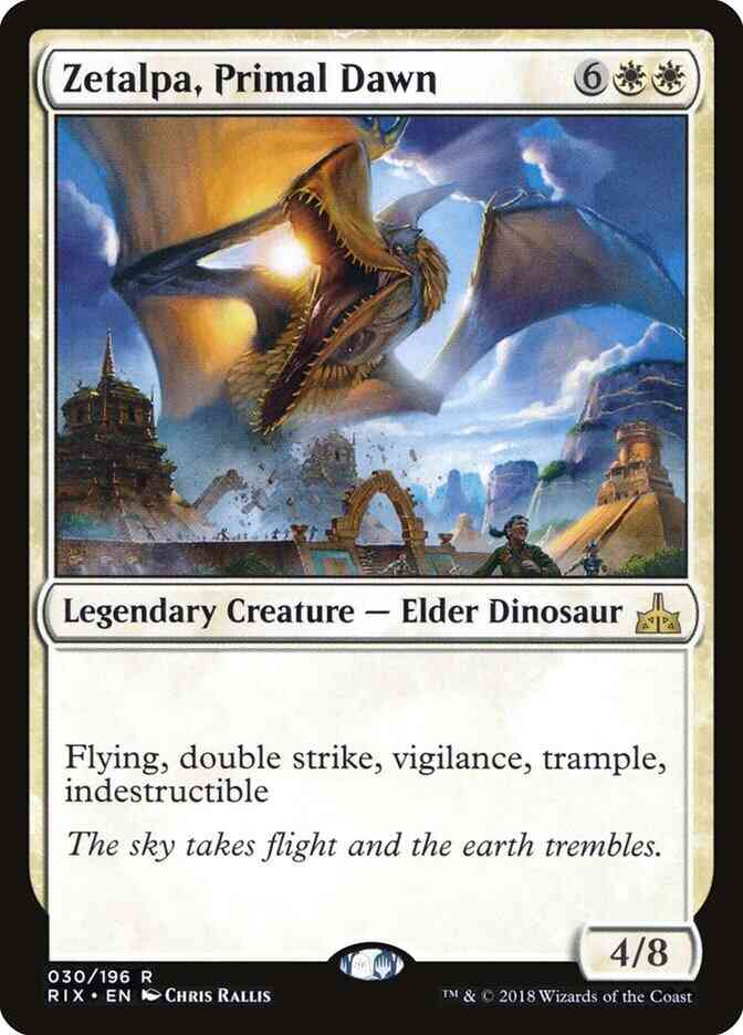 Zetalpa, Primal Dawn [30] [Rivals of Ixalan] [Non-Foil]
