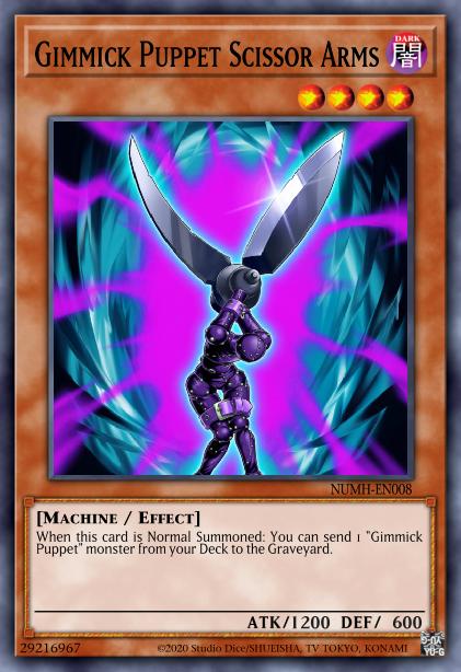 Gimmick Puppet Scissor Arms - NUMH-EN008 - Super Rare - 1st Edition