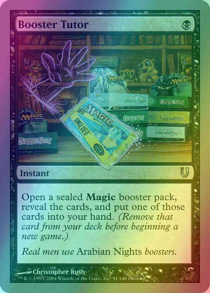Booster Tutor [51] [Unhinged] [Foil]