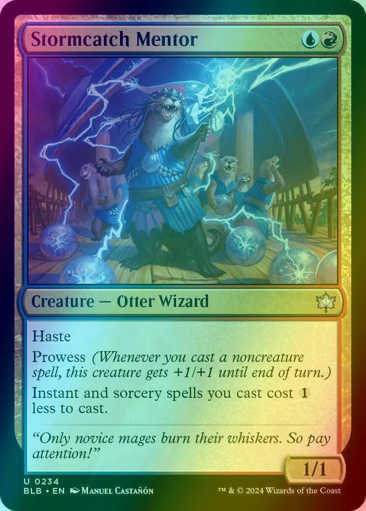 Stormcatch Mentor [234] [Bloomburrow] [Foil]