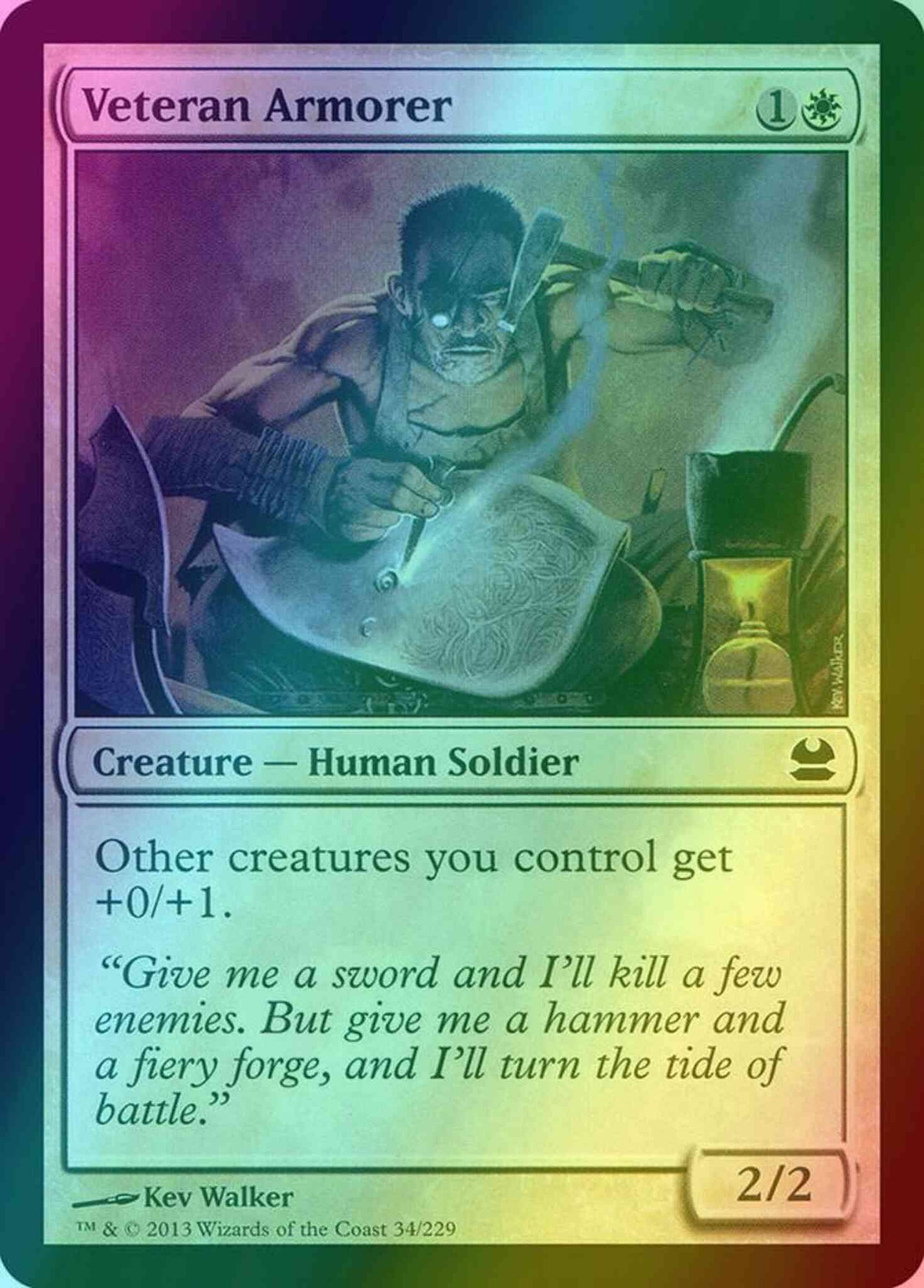 Veteran Armorer [34] [Modern Masters] [Foil]