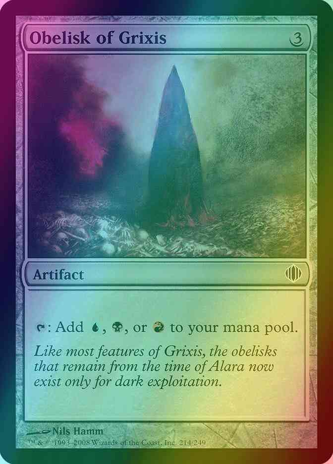 Obelisk of Grixis [214] [Shards Of Alara] [Foil]