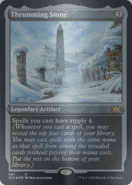 Thrumming Stone [567] [Double Masters 2022] [Etched Foil]