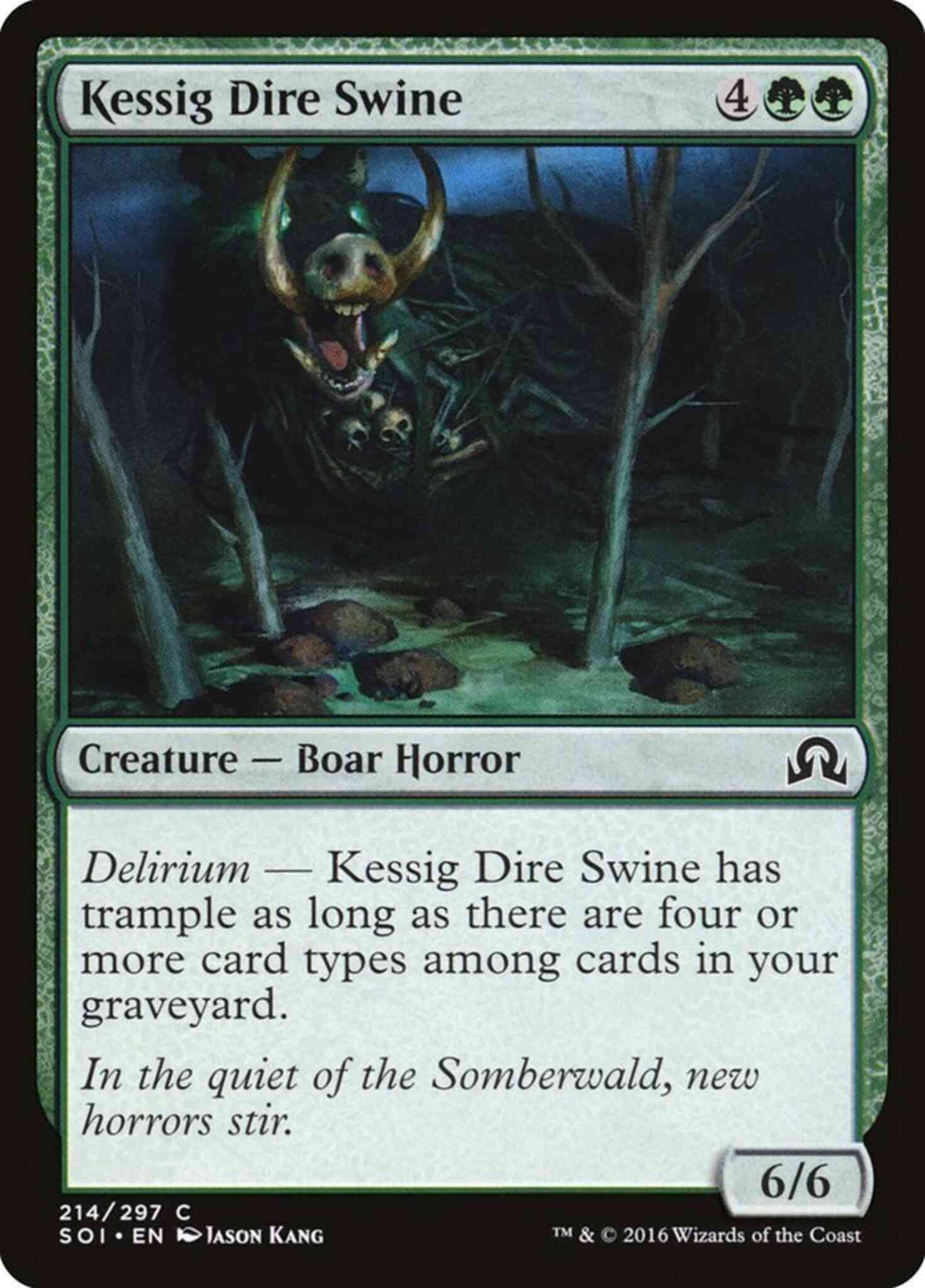 Kessig Dire Swine [214] [Shadows over Innistrad] [Non-Foil]