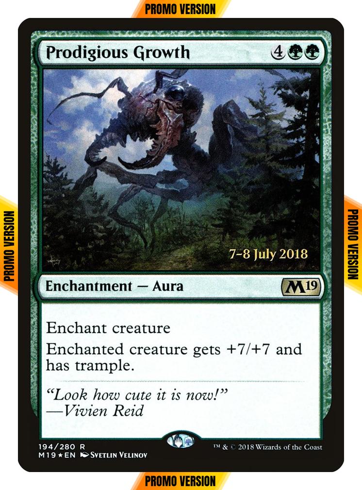 Prodigious Growth [194s] [Core Set 2019 Promos] [Foil]
