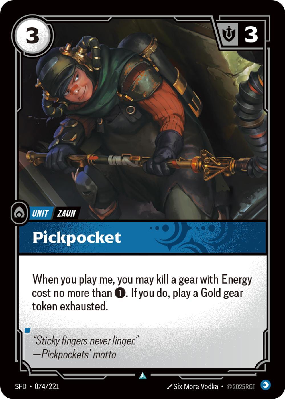 Pickpocket - 074/221 [Spiritforged] [Non-Foil]