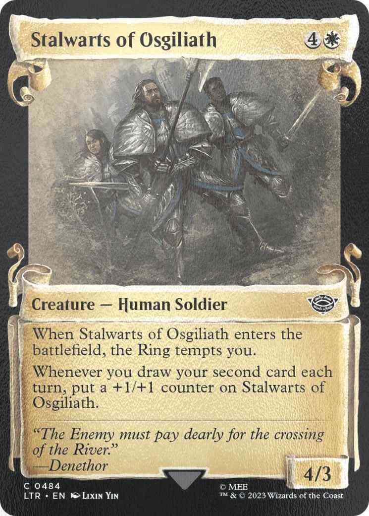 Stalwarts of Osgiliath [484] [Scrolls Showcase] [The Lord of the Rings: Tales of Middle-earth] [Silver Foil]