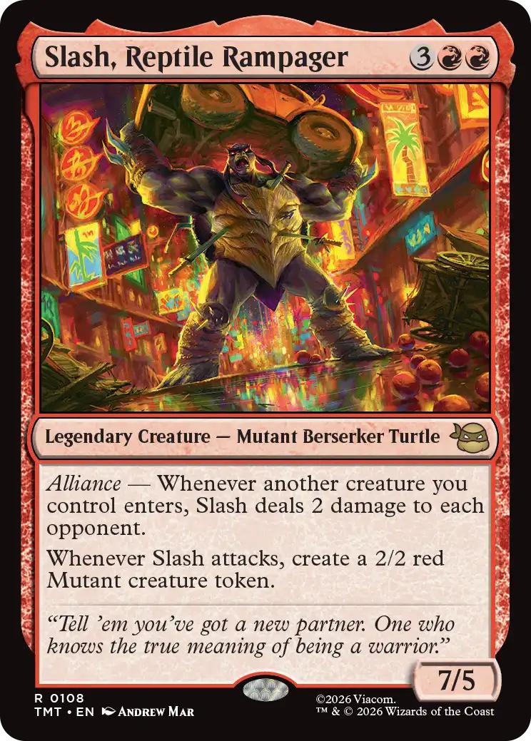 Slash, Reptile Rampager [108] [Teenage Mutant Ninja Turtles] [Non-Foil]