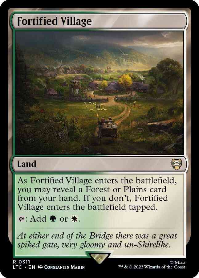 Fortified Village [311] [The Lord of the Rings: Tales of Middle-earth: Commander] [Non-Foil]