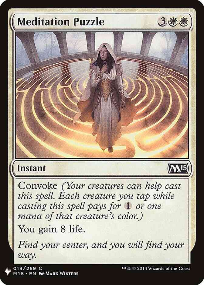Meditation Puzzle [M15-19] [The List] [Non-Foil]