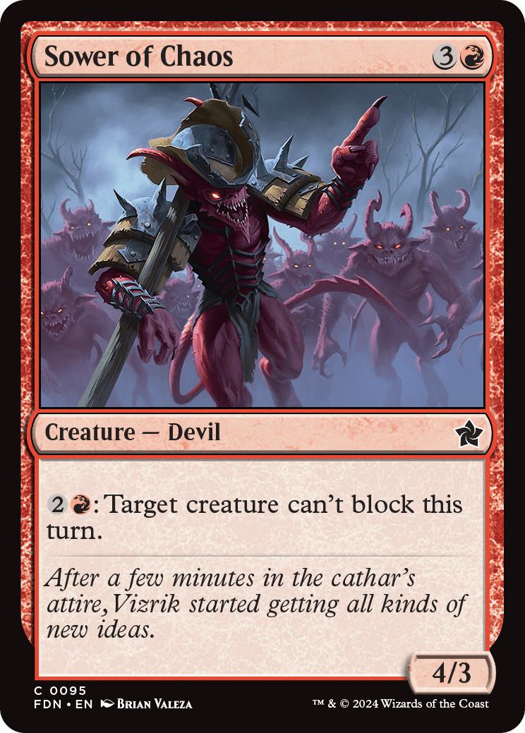 Sower of Chaos [95] [Foundations] [Non-Foil]
