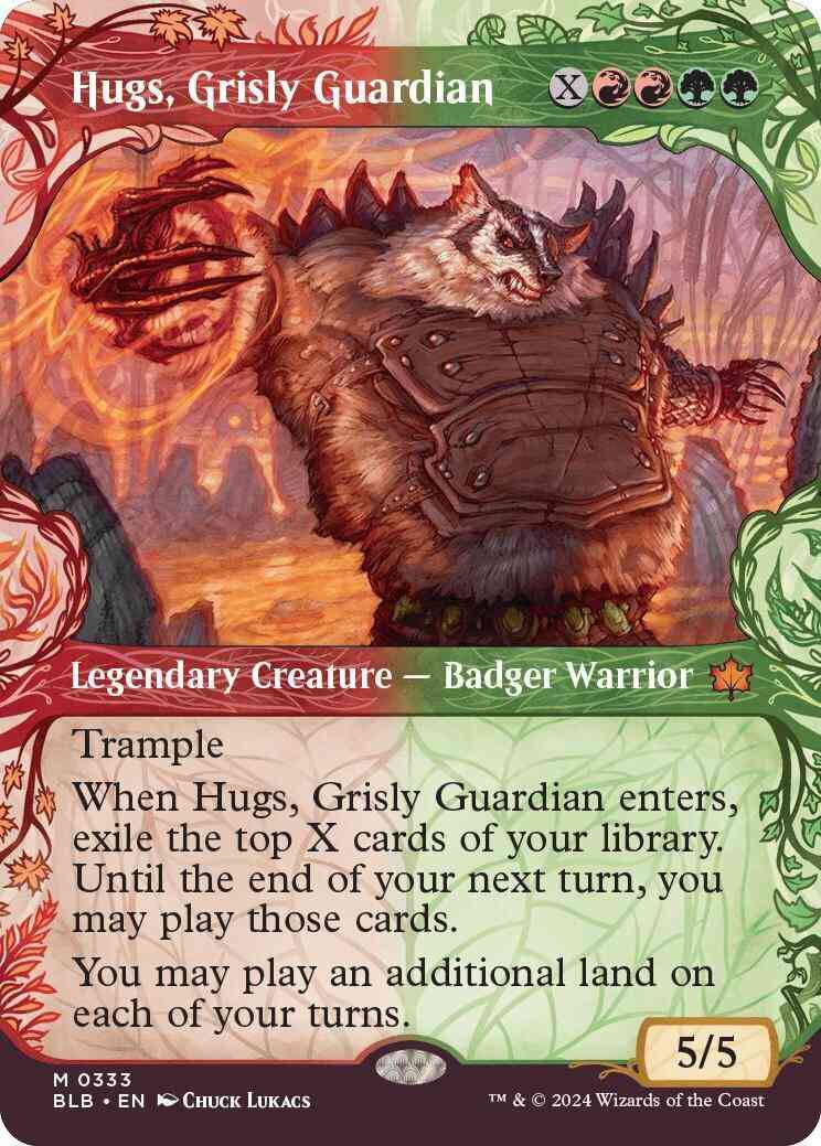 Hugs, Grisly Guardian [333] [Woodland Showcase] [Bloomburrow] [Non-Foil]