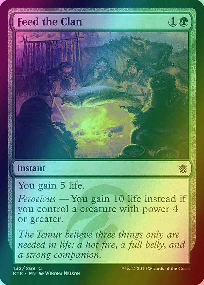 Feed the Clan [132] [Khans Of Tarkir] [Foil]