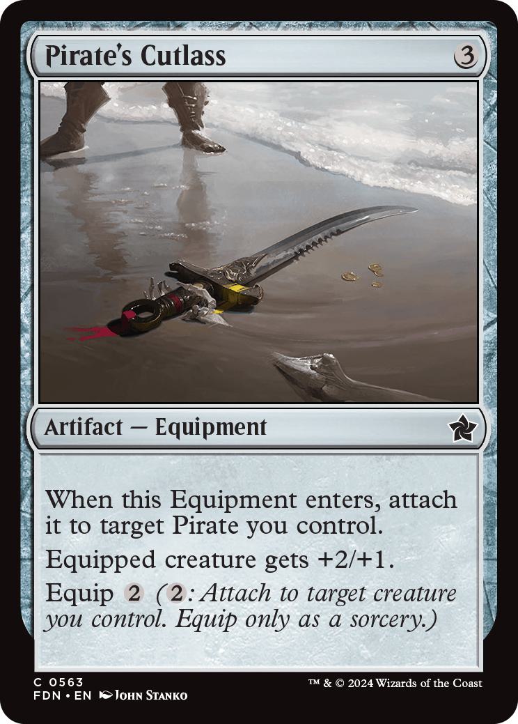 Pirate's Cutlass [563] [Foundations] [Non-Foil]
