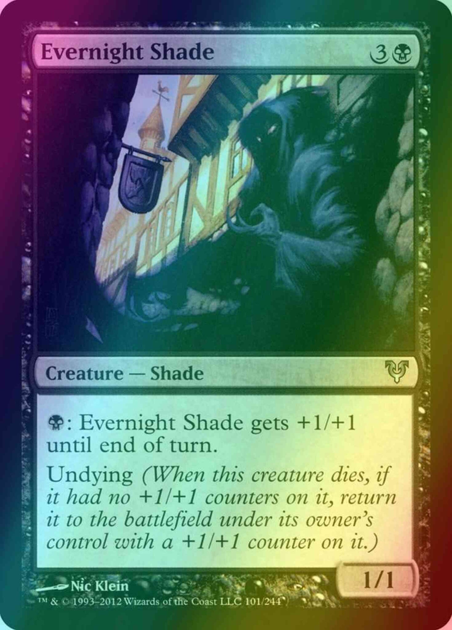 Evernight Shade [101] [Avacyn Restored] [Foil]