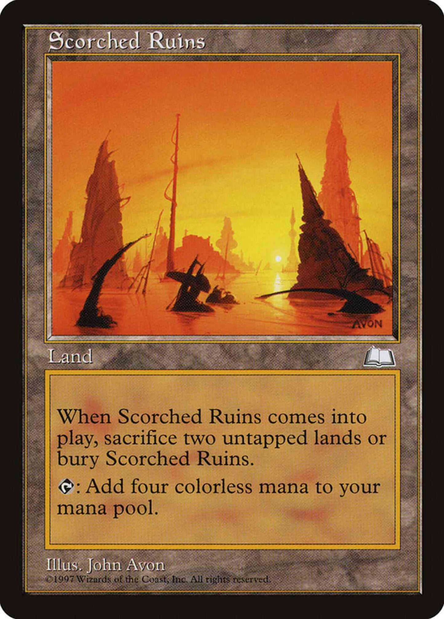 Scorched Ruins [166] [Weatherlight] [Non-Foil]