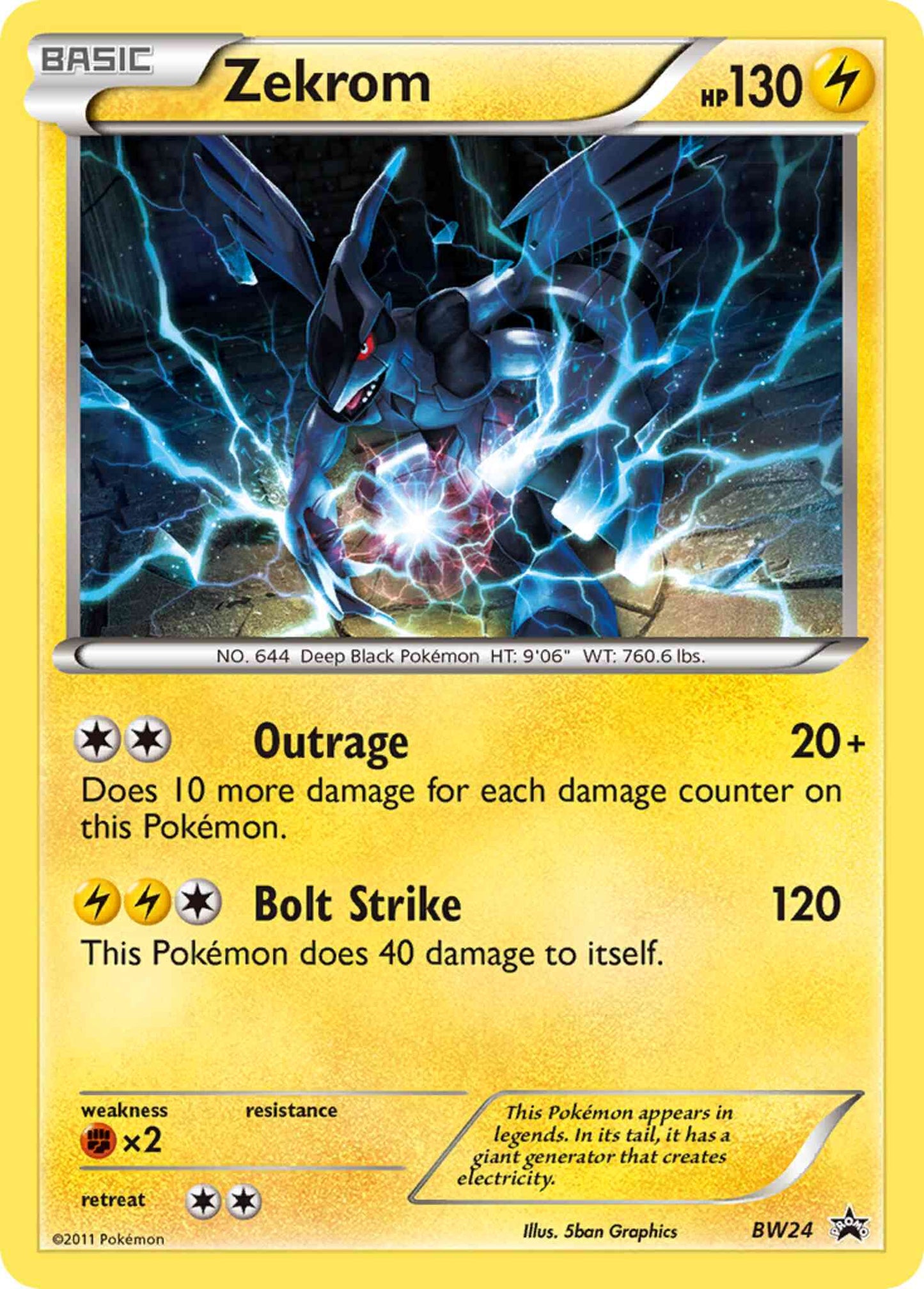 Zekrom - BW24 - Promo [bwp-BW24] [Holo]