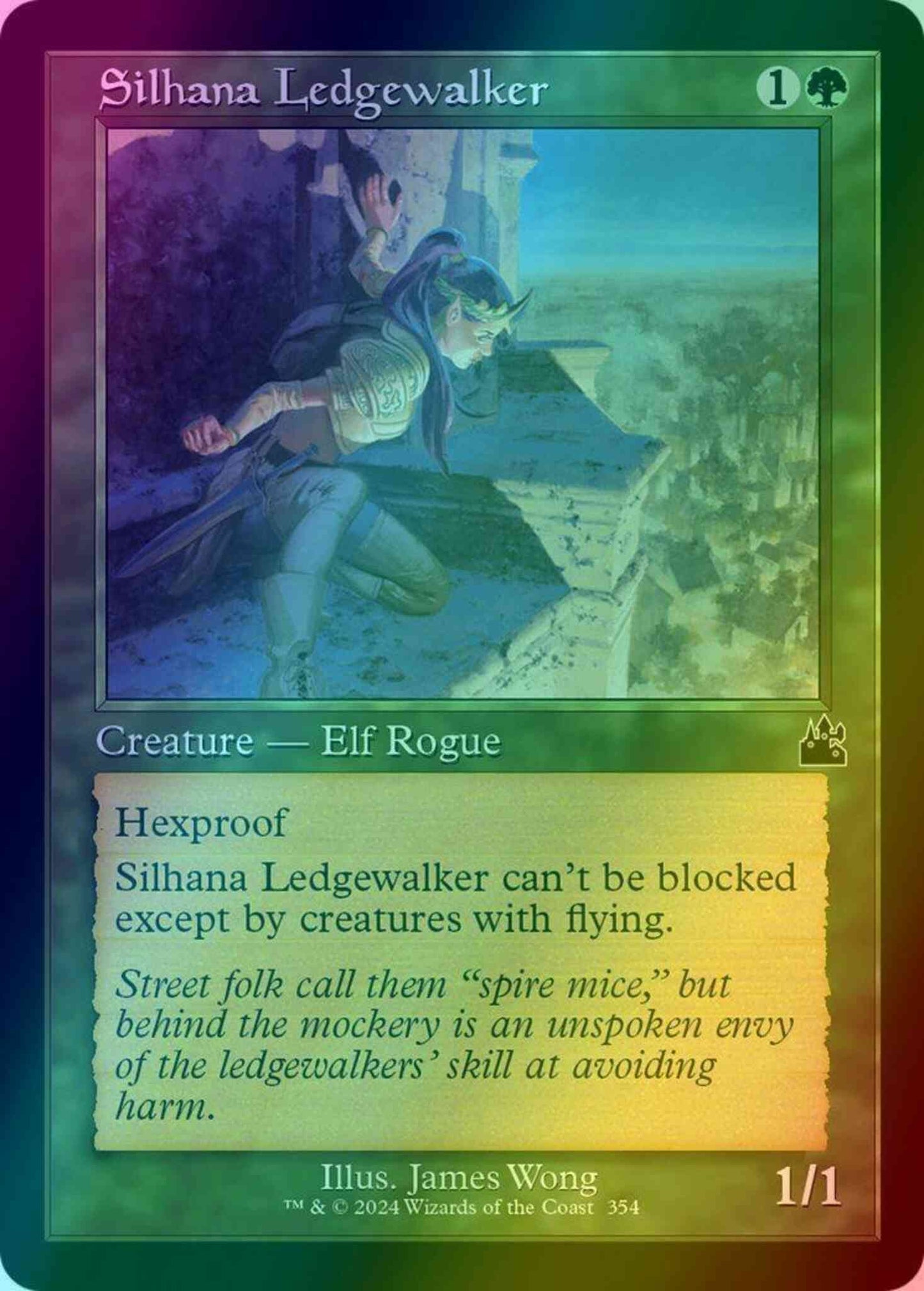 Silhana Ledgewalker [354] [Retro Frame] [Ravnica Remastered] [Foil]