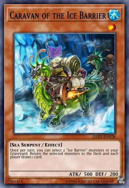 Caravan of the Ice Barrier - HA03-EN021 - Super Rare - 1st Edition
