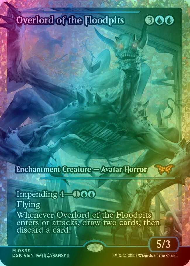 Overlord of the Floodpits [399] [Japan Showcase] [Duskmourn: House of Horror] [Fracture Foil]