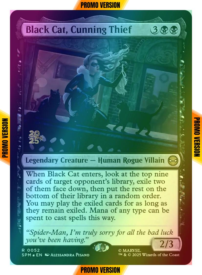 Black Cat, Cunning Thief [52s] [Marvel's Spider-Man: Promos] [Foil]
