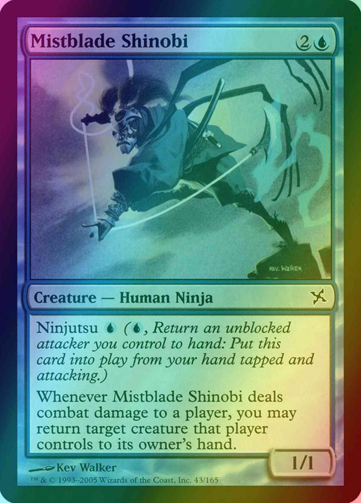 Mistblade Shinobi [43] [Betrayers of Kamigawa] [Foil]