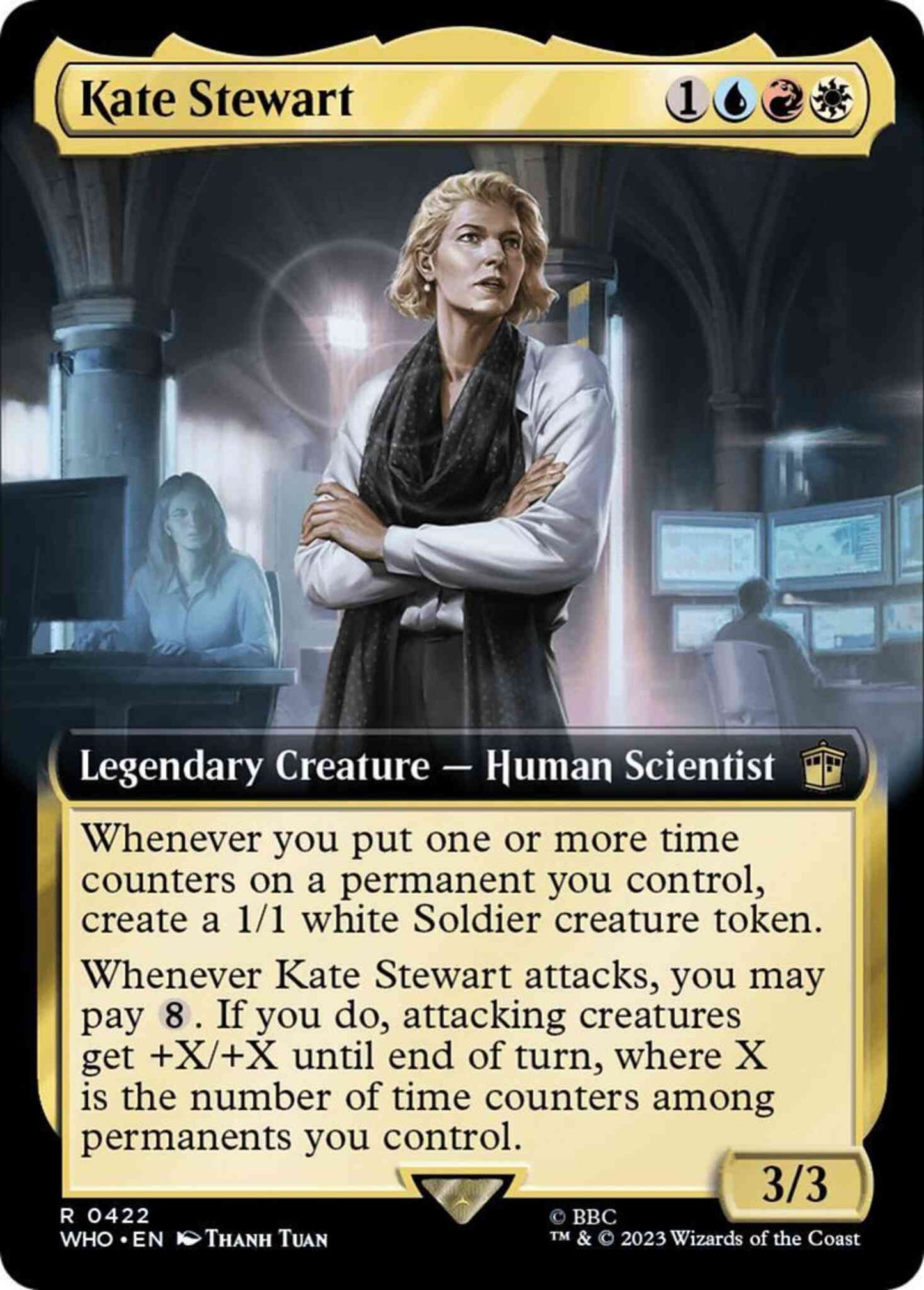 Kate Stewart [422] [Extended Art] [Universes Beyond: Doctor Who] [Non-Foil]