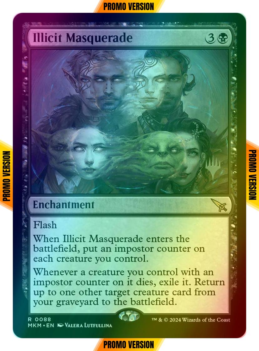 Illicit Masquerade [88p] [Promo Pack] [Murders at Karlov Manor: Promos] [Foil]