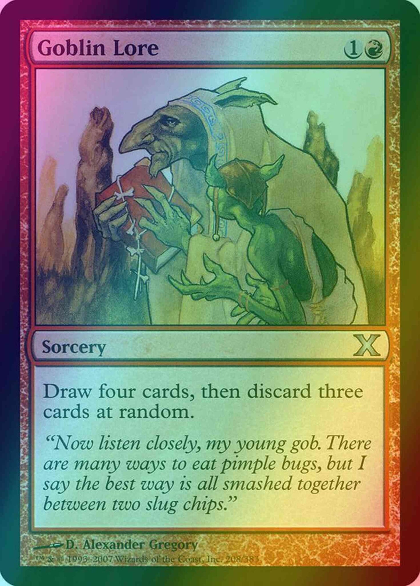 Goblin Lore [208] [Tenth Edition] [Foil]