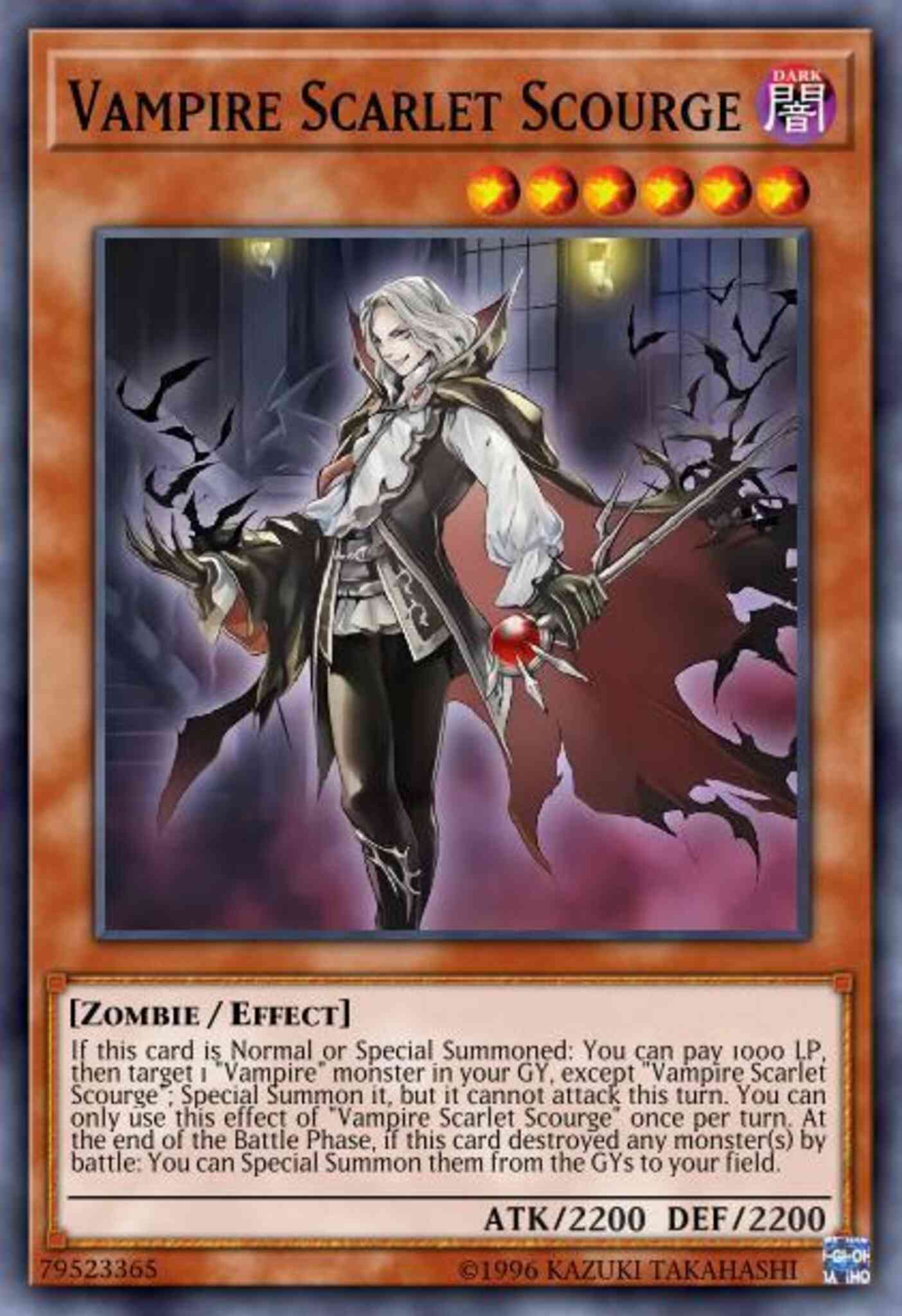 Vampire Scarlet Scourge - MP19-EN237 - Common - 1st Edition