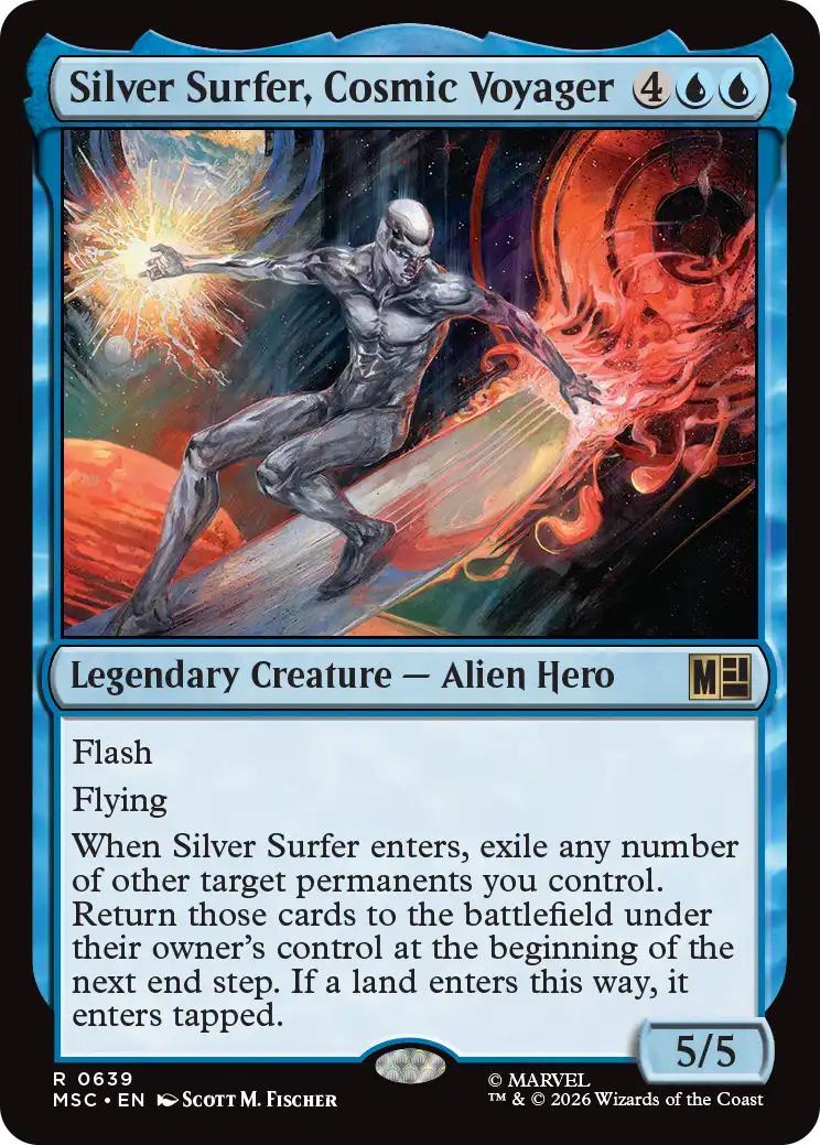 Silver Surfer, Cosmic Voyager [639] [Jumpstart] [Marvel Super Heroes: Commander] [Non-Foil]