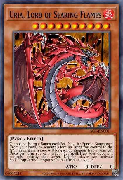 Uria, Lord of Searing Flames - CT03-EN005 - Secret Rare - Limited